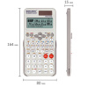 Калькулятор инженерный BRAUBERG SC-991ES-PLUS-GY (164х80 мм), 552 функции, 10+2 разряда, СЕРЫЙ, 272652
