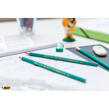 Карандаш чернографитный BIC, 1 шт., "Evolution", HB, корпус зеленый, 8803112