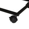 Стол журнальный BRABIX "LOFT CT-001", 450х250х680 мм, на колёсах, металлический каркас, цвет дуб антик, 641860