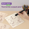 Заготовки деревянные для выжигания "Транспорт", 5 шт., 10 рисунков, 15х15 см, BRAUBERG HOBBY, 665305