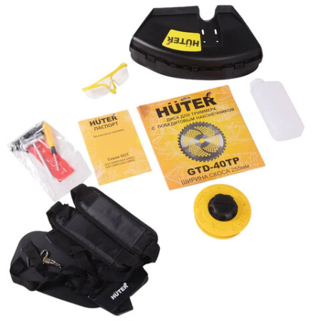 Триммер бензиновый HUTER GGT-2900T, 2900 Вт, 9500 об/мин, объем двигателя 52 см3, 70/2/23