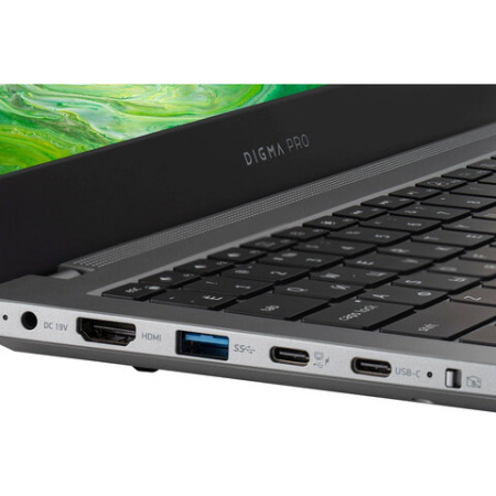 Ноутбук DIGMA Pro Fortis M 15,6", Intel Core i3-1215U, 16 Гб, SSD 256 Гб, Windows 11 Pro, серый, DN15P3-ACXW01