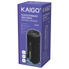 Колонка портативная влагозащищенная KAIGO (КАЙГО) BT16T, 10 Вт, Bluetooth, Micro SD, AUX, RGB, TWS, IPX7, черная, 514225