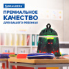 Мешок для обуви BRAUBERG, с петлей, светоотражающая полоса, 2 отделения, 46х36 см, "Ночной воин", 272396