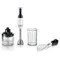 Блендер погружной BOSCH MSM4W421, 800 Вт, 1 скорость, 3 насадки, стакан
