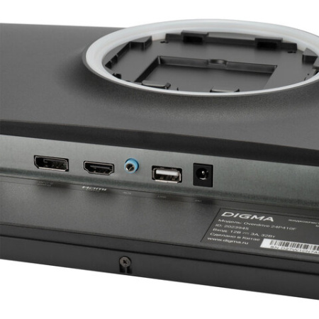 Монитор DIGMA Overdrive 24P410F 23.8" (60 см), 1920x1080 / 16:9 / IPS / 1 ms / 300 cd / HDMI / черный, DM24SG03