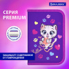 Пенал BRAUBERG, 1 отделение, 1 откидная планка, полиэстер, 21х14 см, "Playing kitty", 271521