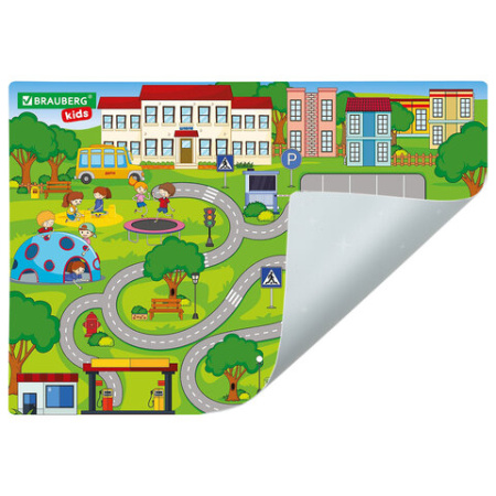 Настольное покрытие BRAUBERG KIDS, А3+, пластик, 46x33 см, "Лабиринт", 273620
