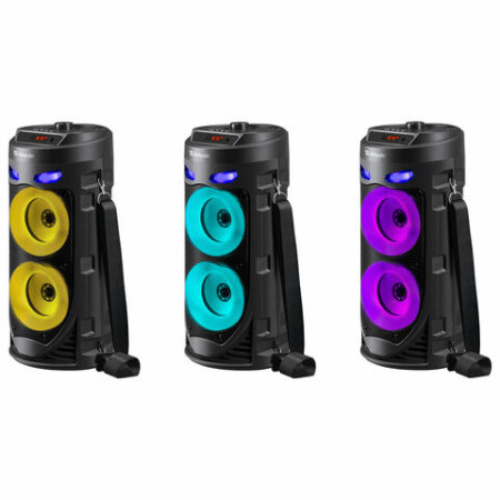 Колонка портативная DEFENDER Crashboom, 16 Вт, 1800 мАч, Bluetooth, FM, Type-C, черная, 65085