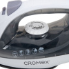 Утюг паровой CROMEX (КРОМЕКС) SI-103, 1800 Вт, антипригар. покрытие, паровой удар, вертикальн. отпаривание, самоочистка, серый/белый, 458314