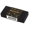 Ластик BRAUBERG "GOLDEN BLACK", 50х24х10 мм, прямоугольный, картонный держатель, экологичный ПВХ, ассорти, 272728