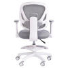 Кресло детское с подставкой для ног BRABIX KIDS "MG-220", сетка/ткань TW, серое, 533315