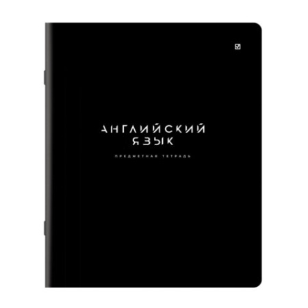 Тетради предметные, КОМПЛЕКТ 12 ПРЕДМЕТОВ 48 л., пластиковая обложка, BRAUBERG "BLACK MODE", 405541