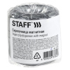 Скрепочница магнитная STAFF "Basic", прозрачный корпус, 270556