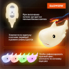 Ночник силиконовый LED "Акула" 190x91x103 мм, белый свет/RGB, таймер, USB, аккумулятор 1200 мАч, DASWERK (ДАСВЕРК), 238940