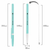 Ручка шариковая BRAUBERG "Офисная" PASTEL COLOR, СИНЯЯ, корпус ассорти, пишущий узел 1 мм, линия письма 0,5 мм, 144199