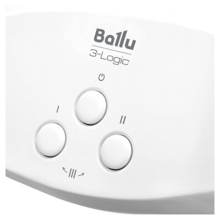 Водонагреватель проточный электрический BALLU 3-Logic TS, ненапорный, 6,5 кВт, 3,7 л/м, кран + душ, НС-1588894