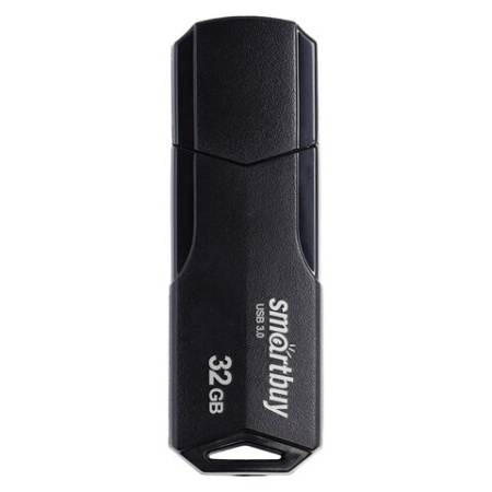 Флеш-диск 32GB SMARTBUY Clue USB 2.0, черный, SB32GBCLU-K