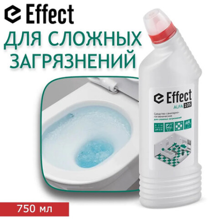 Чистящее средство мл EFFECT "Alfa 105", для сантехники, кислотное, для сложных загрязнений
