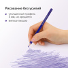 Карандаши цветные BRAUBERG PREMIUM, 36 цветов, трехгранные, грифель 3 мм, 181664