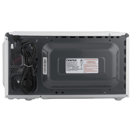 Микроволновая печь CENTEK CT-1575, объем 20 л, мощность 700 Вт, механическое управление, белая, CT-1575 White