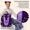 Ранец BRAUBERG PREMIUM, 2 отделения, с брелоком, "Аниме-кот", 38х29х16 см, 272017