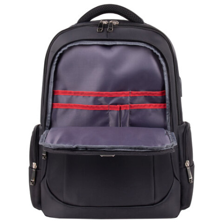 Рюкзак BRAUBERG FUNCTIONAL с отделением для ноутбука, 2 отделения, USB-порт, "Leader", 45х32х17 см, 270799