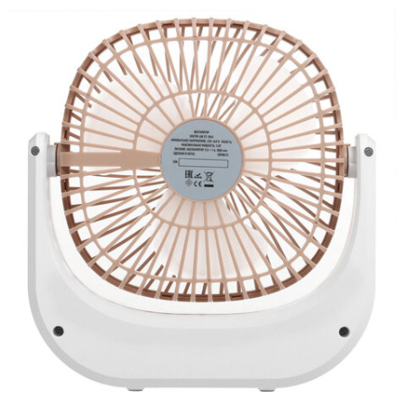 Вентилятор настольный CENTEK CT-5041, USB-питание, 3 режима, LED-подсветка, d=10 см, 5 Вт, белый