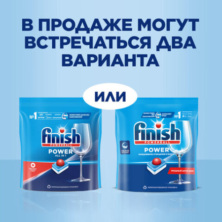 Таблетки для посудомоечных машин 100 шт., FINISH "All in 1", 95989, 3065326