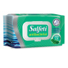 Салфетки влажные 72 шт., SALFETI "Antibacterial", антибактериальные, крышка клапан, 48397