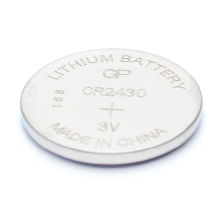 Батарейка литиевая GP Lithium CR2430 "таблетка, дисковая, кнопочная" 1 шт., блистер, CR2430-8C1