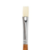 Кисть художественная профессиональная BRAUBERG ART CLASSIC, щетина, плоская, № 10, длинная ручка, 200717