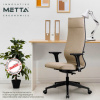 Кресло МЕТТА "ErgoLife" 10 B1-162D, пластик, синхромеханизм, 2D-подлокотники, ткань, бежевое