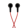 Наушники проводные внутриканальные с микрофоном SONNEN EP-H47RB, 1,1 м, красные/черные, 514129