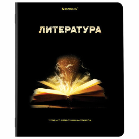 Тетради предметные, КОМПЛЕКТ 12 ПРЕДМЕТОВ, 48 л., глянцевый УФ-лак, BRAUBERG, "SHADE", 404324
