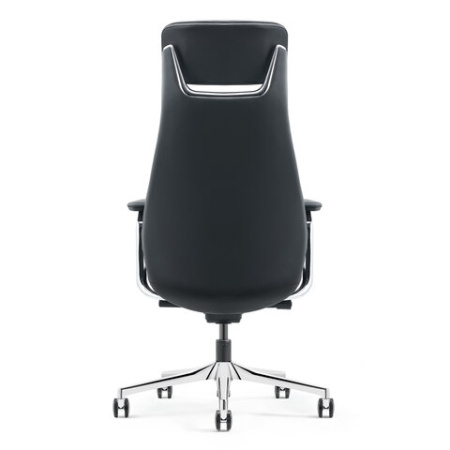 Кресло HAWASAN PREMIUM "X-ONE EX-830", синхромеханизм, алюминий, экокожа, черное, 533239