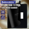 Тетрадь предметная BLACK MODE 48 л., пластиковая обложка, АЛГЕБРА, клетка, подсказ, BRAUBERG, 405514