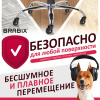 Колеса (ролики) BRABIX для кресла мягкие, резиновые, d 64 мм, КОМПЛЕКТ 5 шт., шток d 11 мм, в коробе, 533087