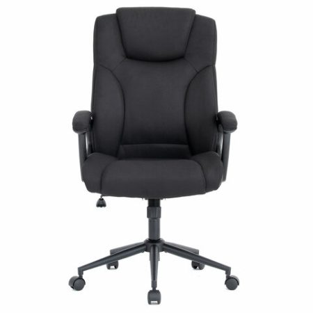 Кресло BRABIX PREMIUM "Adagio EX-551", ткань, пятилучие металл, черное, 532938