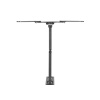 Кронштейн-крепление для ТВ настенный, до 35 кг. VESA 75х75-400х400, 32"-55", черный, SONNEN, 455946