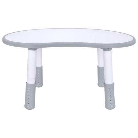 Стол детский BRABIX KIDS CT-002, растущий, 2-8 лет, пластик белый + серый, 533296