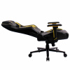 Кресло BRABIX PREMIUM "Tanos GM-180", мультиблок, 4D подлокотники, литой поролон, черное/желтое, 532953