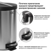 Ведро мусорное с педалью 12 литров "Modern", МАТОВОЕ, нержавеющая сталь, со съемным внутренним ведром, LAIMA, 232264