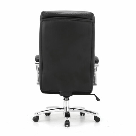 Кресло из натуральной кожи BRABIX PREMIUM "Pride HD-100", НАГРУЗКА до 250 кг, черное, 531940