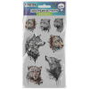 Наклейки-тату переводные "Цветные", 20,5х10 см, ассорти 12 видов, FUNSTER (ФАНСТЕР), 666105