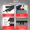 Сумка портфель HEIKKI PERSPECTIVE (ХЕЙКИ) с отделением для ноутбука 15,6", с карманом, серая, 29х40х7 см, 272595