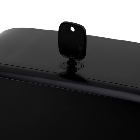 Диспенсер для полотенец LAIMA PROFESSIONAL PREMIUM BLACK (Система H3), V-сложения, черный, ABS-пластик, 609523