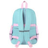 Рюкзак BRAUBERG PASTEL с термонашивками в комплекте, "Funny clouds", мятный, 40х29х14 см, 271421