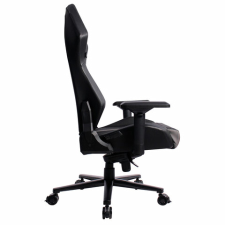 Кресло BRABIX PREMIUM "Core GM-160", мультиблок, 4D подлокотники, литой поролон, черное/серое, 532952