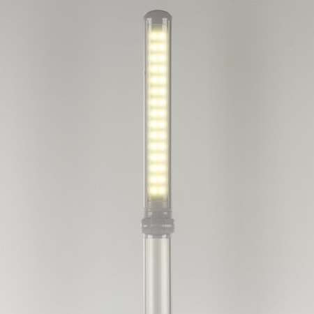 Настольная лампа / светильник SONNEN PH-3609, на подставке, LED, 9 Вт, металлический корпус, серый, 236688